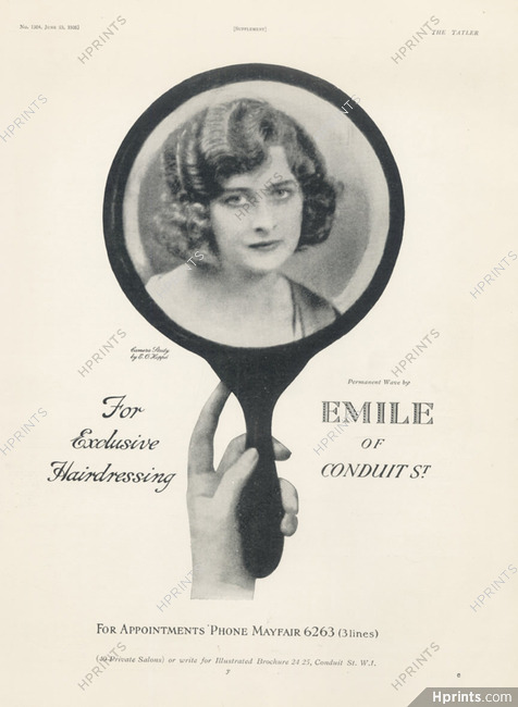 Eugène (Hairstyle) 1926 Hoppé Photo