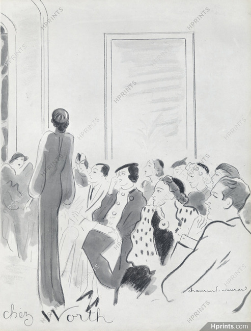 Worth (Couture) 1937 Chaurand-Naurac, Fashion Show