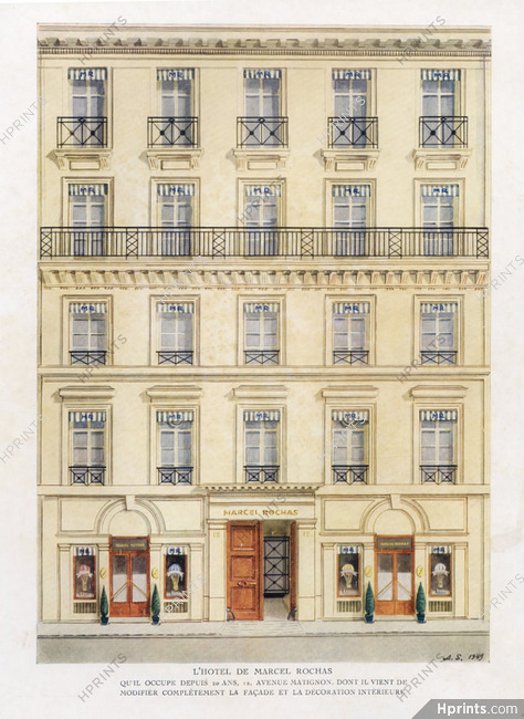 Marcel Rochas 1950 Hôtel Shop, Store