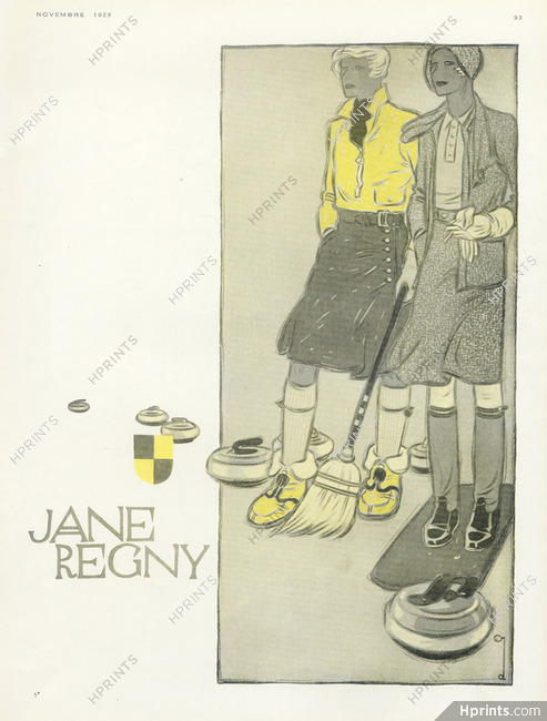 Jane Regny (Couture) 1929 Curling, Ernst Dryden