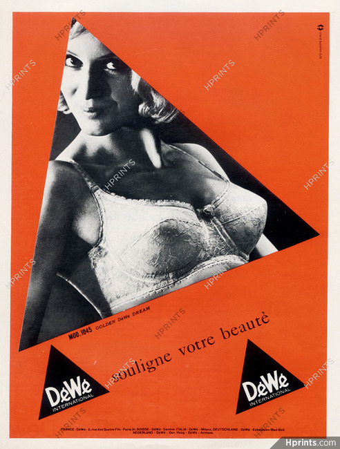 Déwé (Lingerie) 1966 Bra