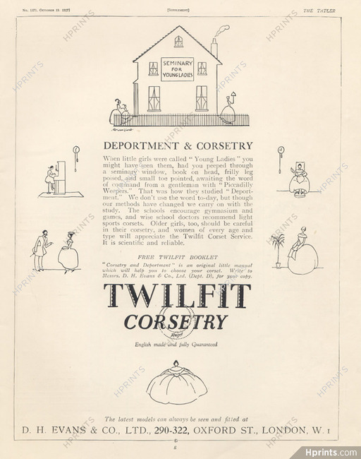 Twilfit (Corsetmaker) 1927