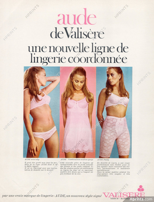 Valisère (Lingerie) 1970 Bra, Panty