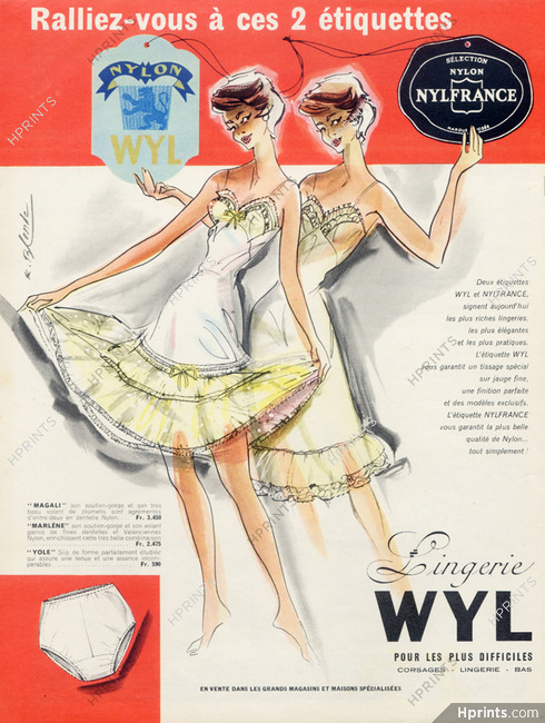 Wyl (Lingerie) 1957 Roger Blonde