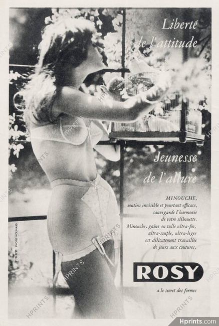 Rosy (Lingerie) 1960 Girdle, Bra