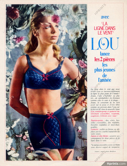 Lou (Lingerie) 1965 Girdle, Bra