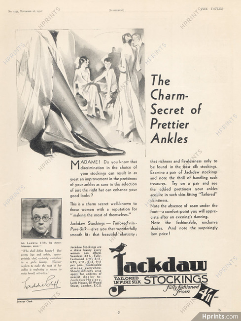 Jackdaw (Stockings Hosiery) 1930