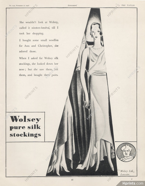 Wolsey Nylons (Hosiery, Stockings) 1930