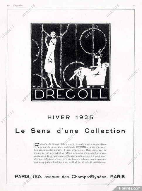 Drecoll (Couture) 1925 Le Sens d'une Collection