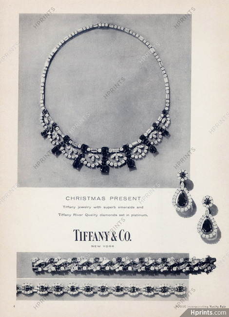 tiffany necklace and earrings