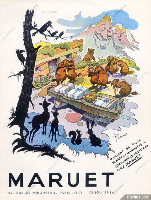 Maruet 1949 Trousseau, Hoppy la Marmotte, Pellos