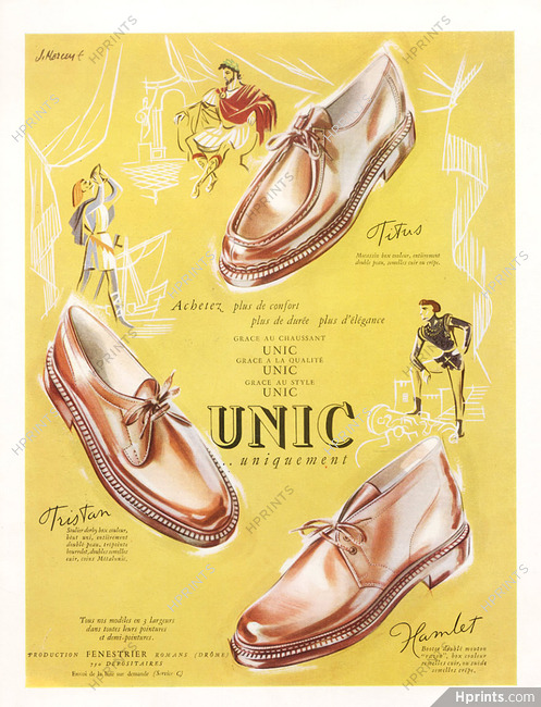 Unic (Shoes) 1951, Jean Mercey