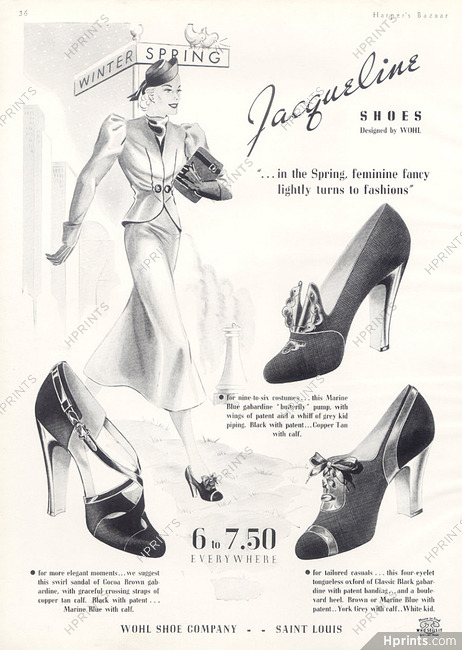 Wohl Shoes Company (Shoes) 1937Jacqueline