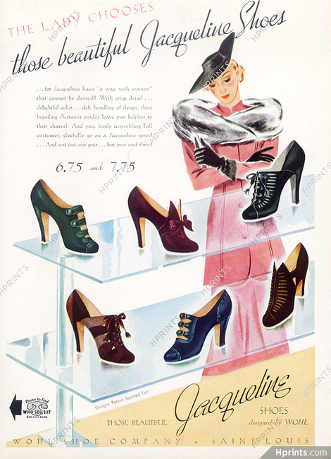 Wohl Shoes Company (Shoes) 1937 Jacqueline