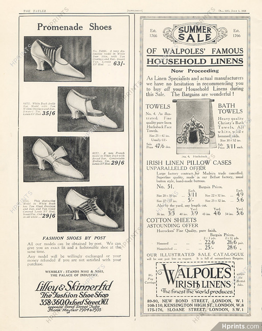 Lilley & Skinner (Shoes) 1925