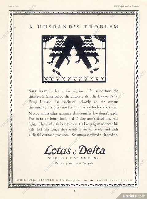 Lotus & Delta (Shoes) 1924