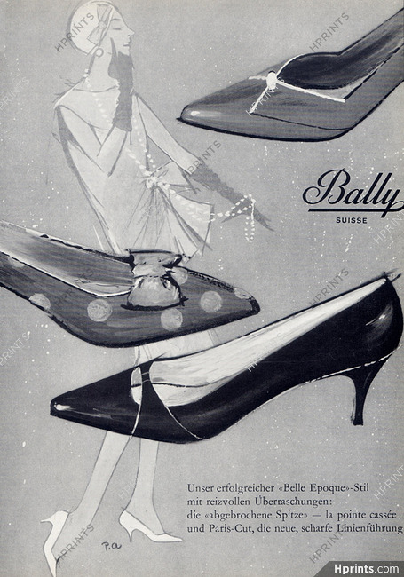 Bally (Shoes) 1958 — Advertisements