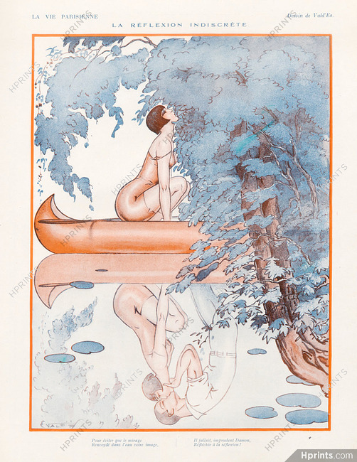 Vald'Es 1924 Indiscretion, Canoeing, Lovers