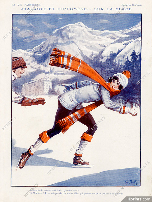 Georges Pavis 1923, Ice Skating