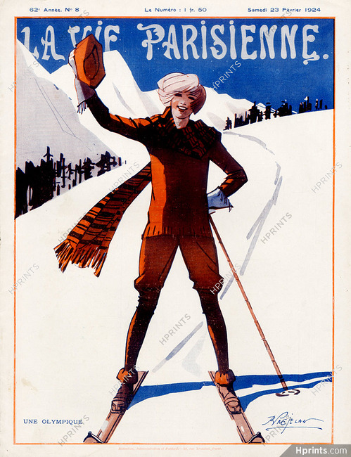 René Préjelan 1924, Skiing, Women's Sports