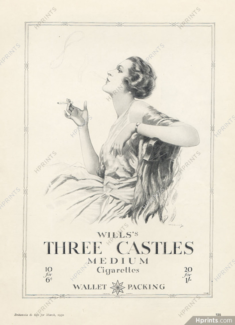 Three Castles (Cigarettes, Tobacco) 1930
