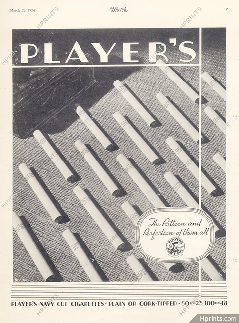 Player's (Cigarettes, Tobacco Smoking) 1934