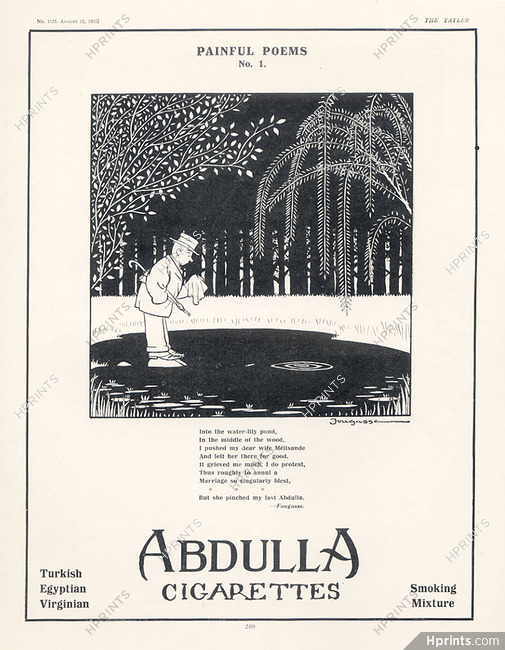 Abdulla (Cigarettes) 1923 Fougasse