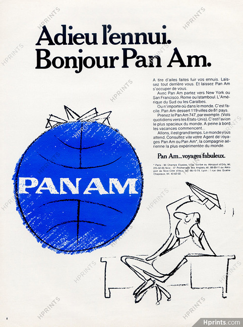 Pan American (Airlines) 1970
