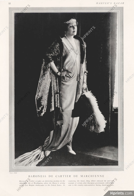 Baroness de Cartier de Marchienne 1920