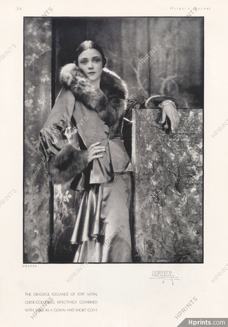 Chanel 1930 Photo de Meyer (Demeyer) — Clipping