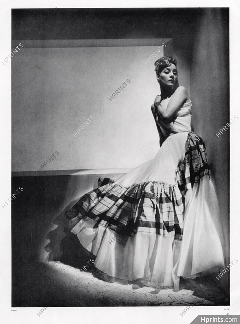 Alix 1938 Horst, white Evening Gown