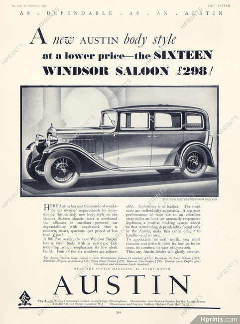 Austin (Cars) 1931