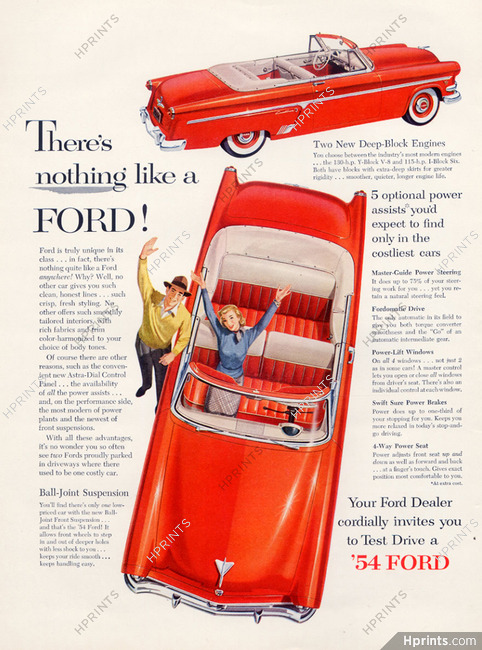 Ford (Cars) 1954