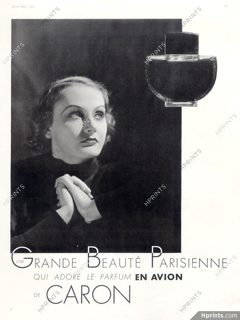 Caron (Perfumes) 1934 En Avion