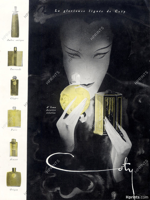 Coty (Perfumes) 1934 "A' Suma" Plucer