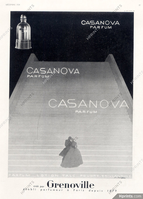 Grenoville (Perfumes) 1934 "Casanova"
