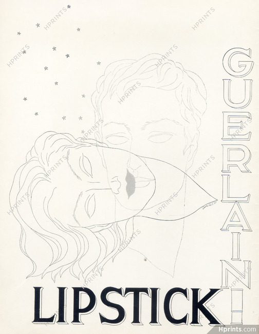 Guerlain (Cosmetics) 1937 Lipstick, Darcy