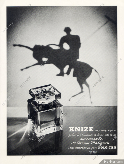 Knizé (Perfumes) 1938 "Polo Ten"
