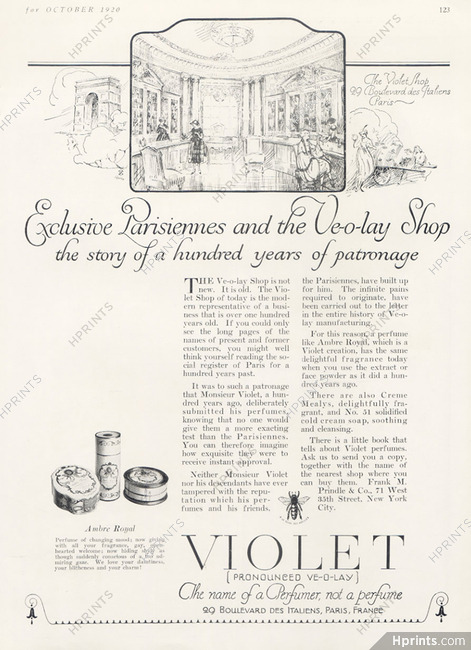 Violet (Perfumes) 1920 Shop