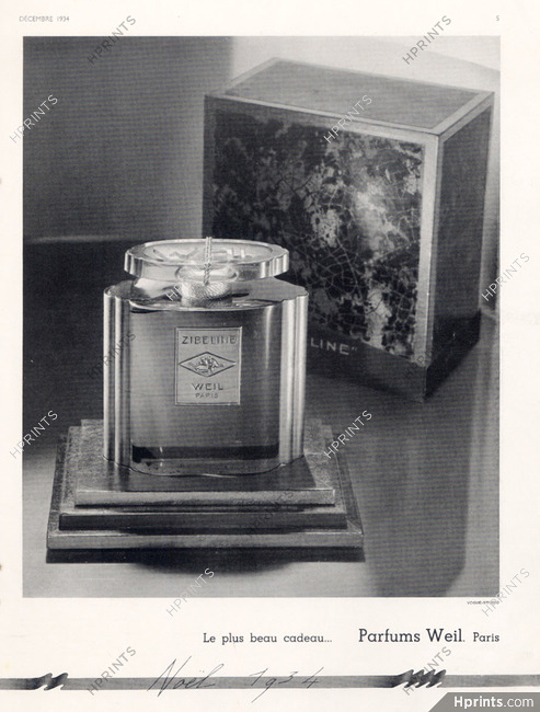 Weil (Perfumes) 1934 "Zibeline"