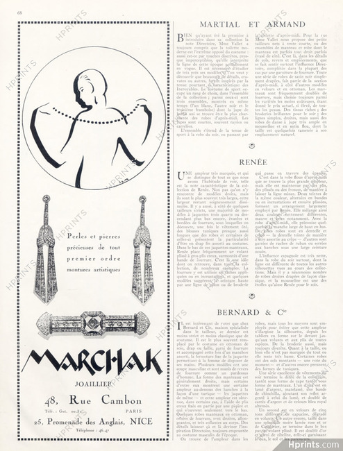 Marchak (High Jewelry) 1924