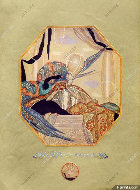 Alexandre Rzewuski 1922 "Défilé des Pierres Précieuses" La Perle Blanche, White Pearl