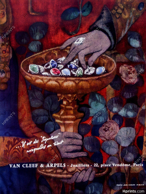 Van Cleef & Arpels 1957 Tapestry, Photo Jean Coquin
