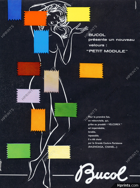 Bucol (Fabric) 1956 Velvet
