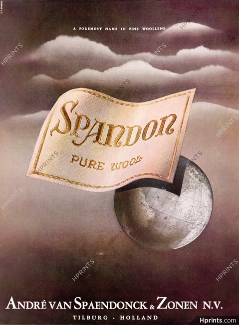 Spandon (Fabric) 1954 André Van Spaendonck & Zonen