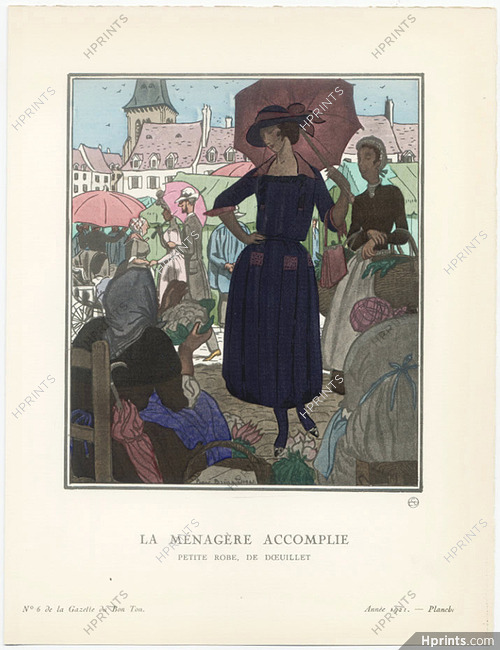 Pierre Brissaud 1921 Doeuillet, La Ménagère accomplie Gazette