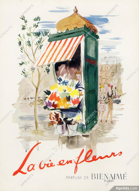 Bienaimé (Perfumes) 1945 La Vie en Fleurs, Floristry