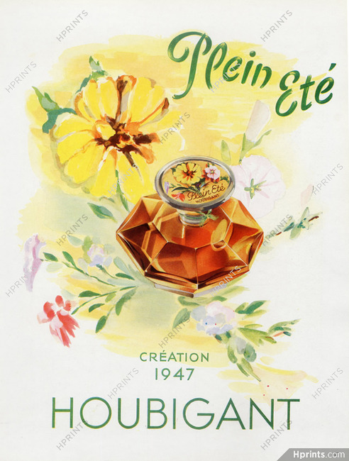 Houbigant (Perfumes) 1947 Plein été