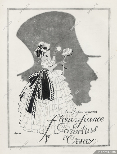 D'Orsay (Perfumes) 1919 Fleur de France, Camélias, Lorraine, A. Ehrmann
