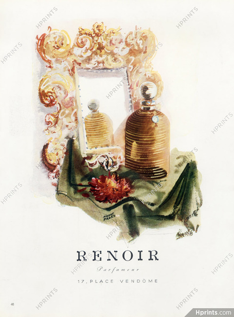 Renoir (Perfumes) 1945 Pierre Pagès